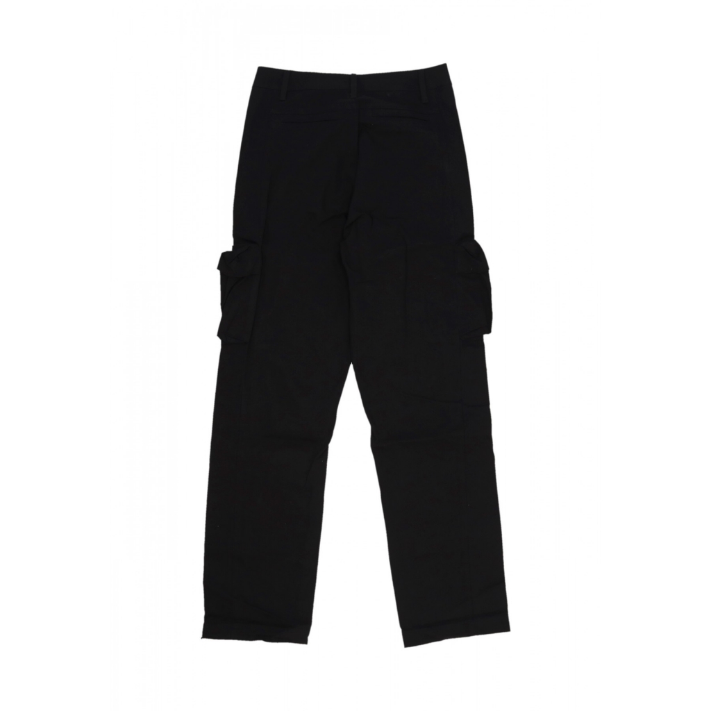 pantalone lungo uomo 3d pocket nylon pants BLACK