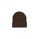 cappello uomo logo fold beanie BROWN