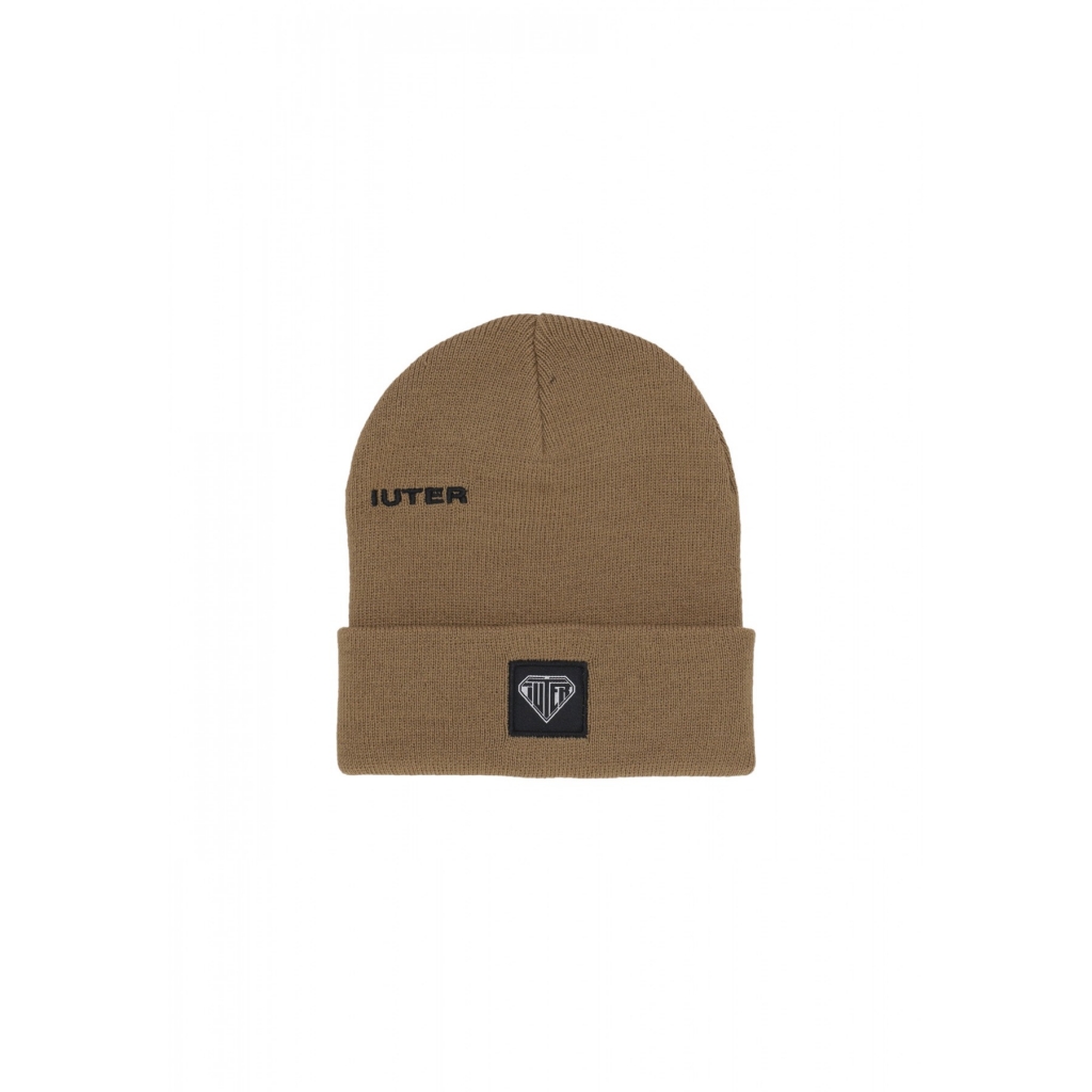 cappello uomo logo fold beanie EARTH