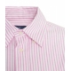 Camicia slim fit a righe rosa