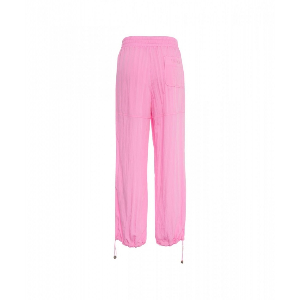 Joggers in misto viscosa rosa