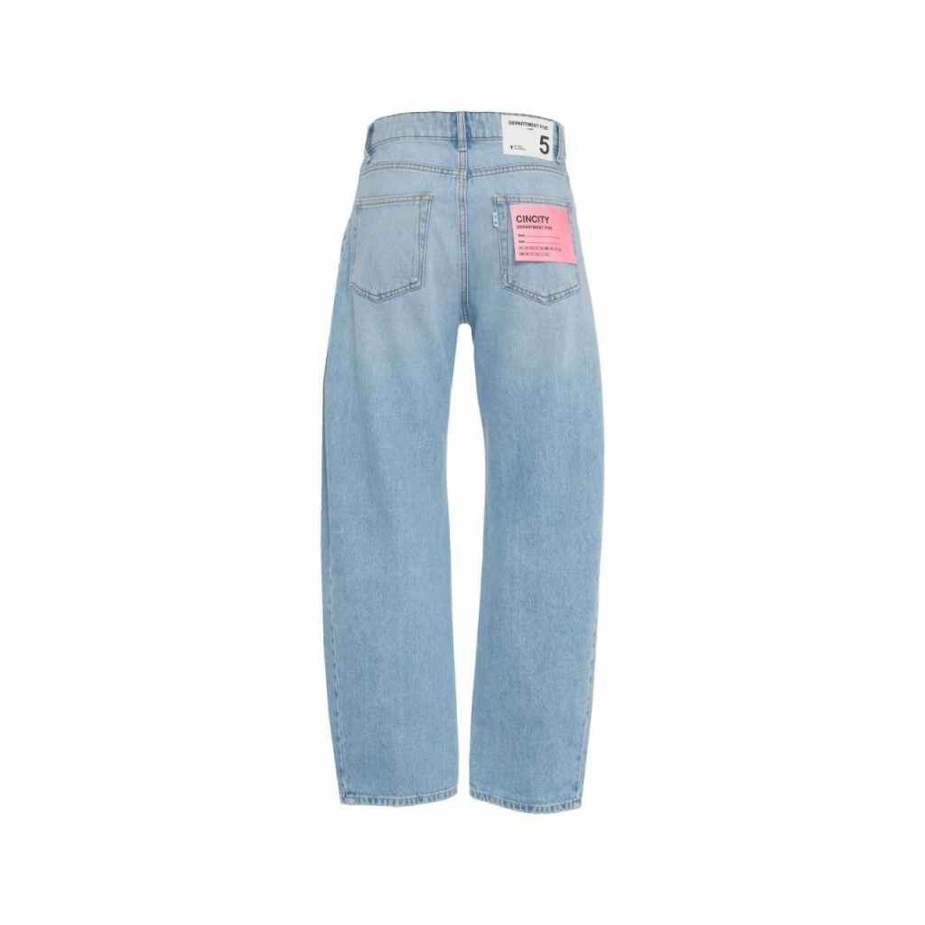 Jeans curved Cincity azzurro