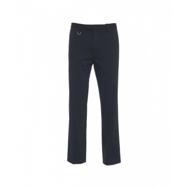 Pantaloni chino in jersey blu scuro