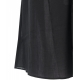 Abito maxi con dettaglio spalline nero