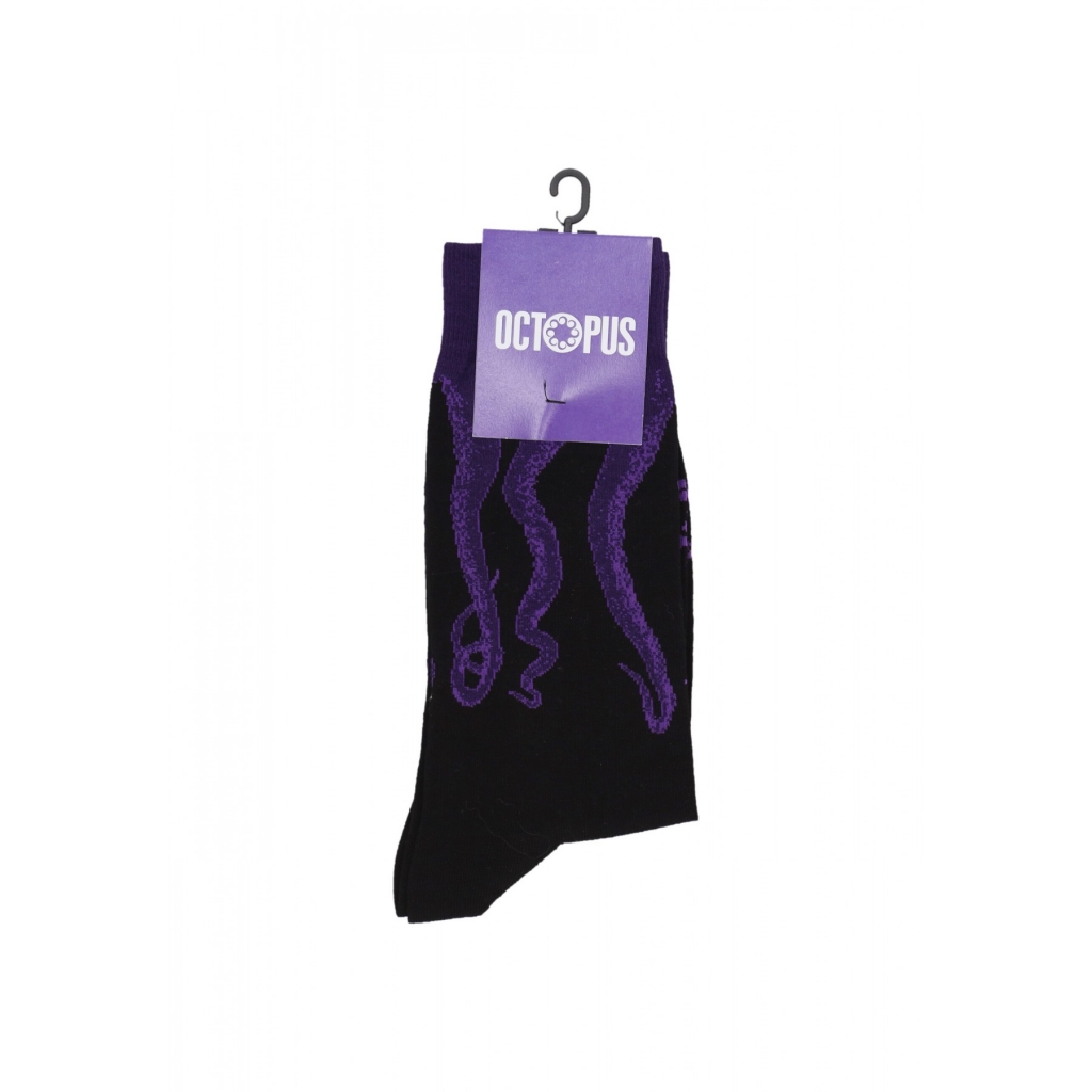 calza media uomo octopus socks original PURPLE/BLACK