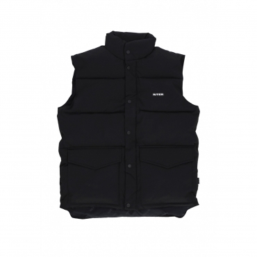 piumino smanicato uomo puff vest BLACK