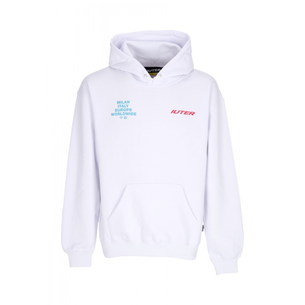 felpa cappuccio uomo cupido hoodie WHITE