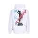 felpa cappuccio uomo cupido hoodie WHITE