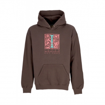 felpa cappuccio uomo mediolanum hoodie BROWN