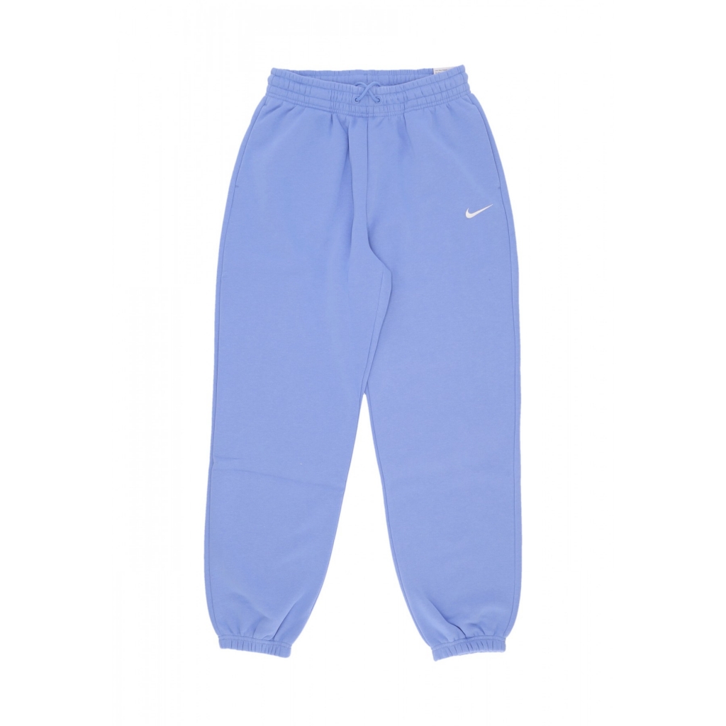 pantalone tuta felpato donna w sportswear phoenix fleece high-waisted oversized pant ROYAL PULSE/SAIL