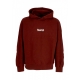 felpa leggera cappuccio uomo logo hoodie BOURDEAUX/ST WHITE