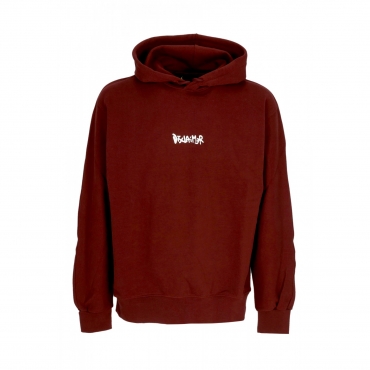 felpa leggera cappuccio uomo logo hoodie BOURDEAUX/ST WHITE