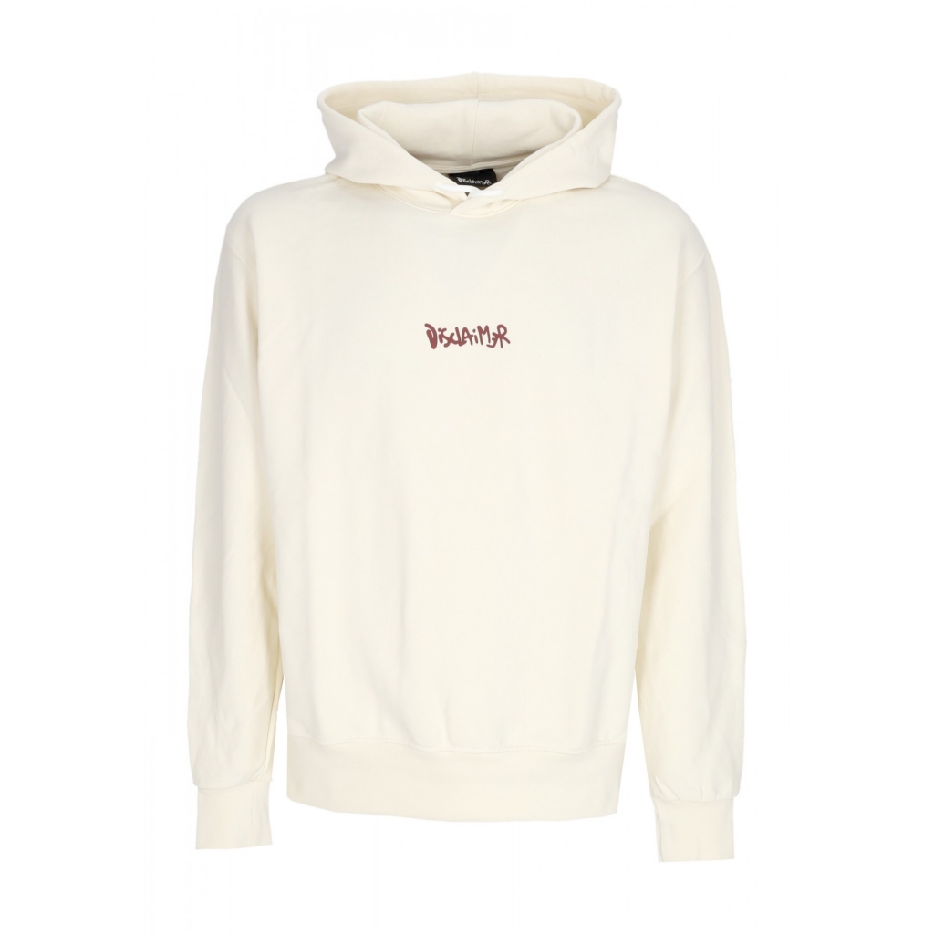 felpa leggera cappuccio uomo logo hoodie MILK7ST BOURDEAUX