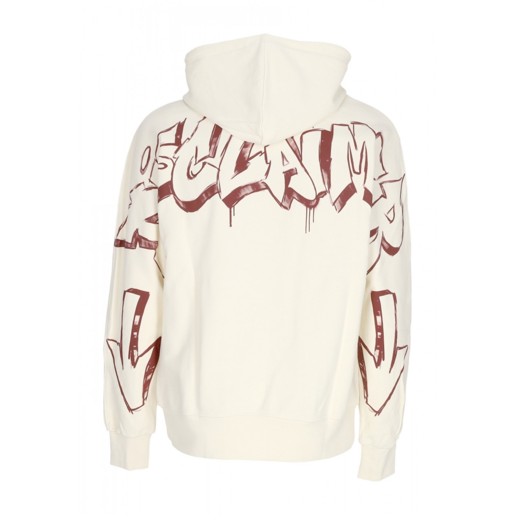 felpa leggera cappuccio uomo logo hoodie MILK7ST BOURDEAUX