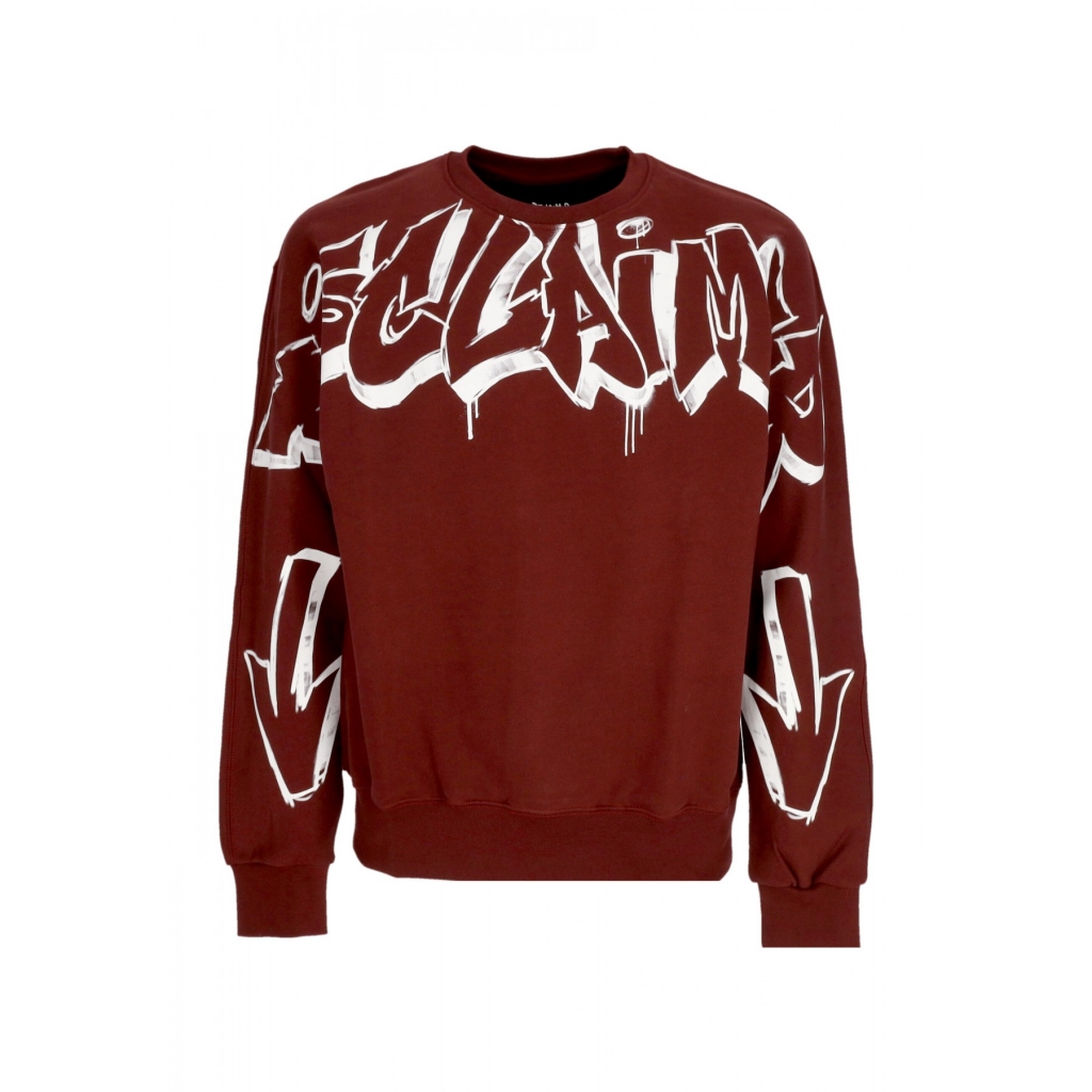 felpa leggera girocollo uomo logo crewneck BOURDEAUX/ST WHITE