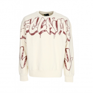 felpa leggera girocollo uomo logo crewneck WHITE/ST BOURDEAUX