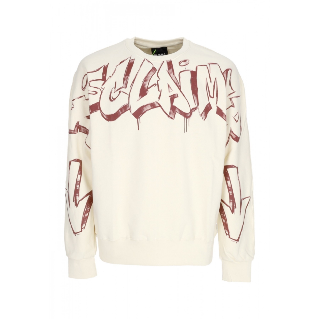 felpa leggera girocollo uomo logo crewneck WHITE/ST BOURDEAUX