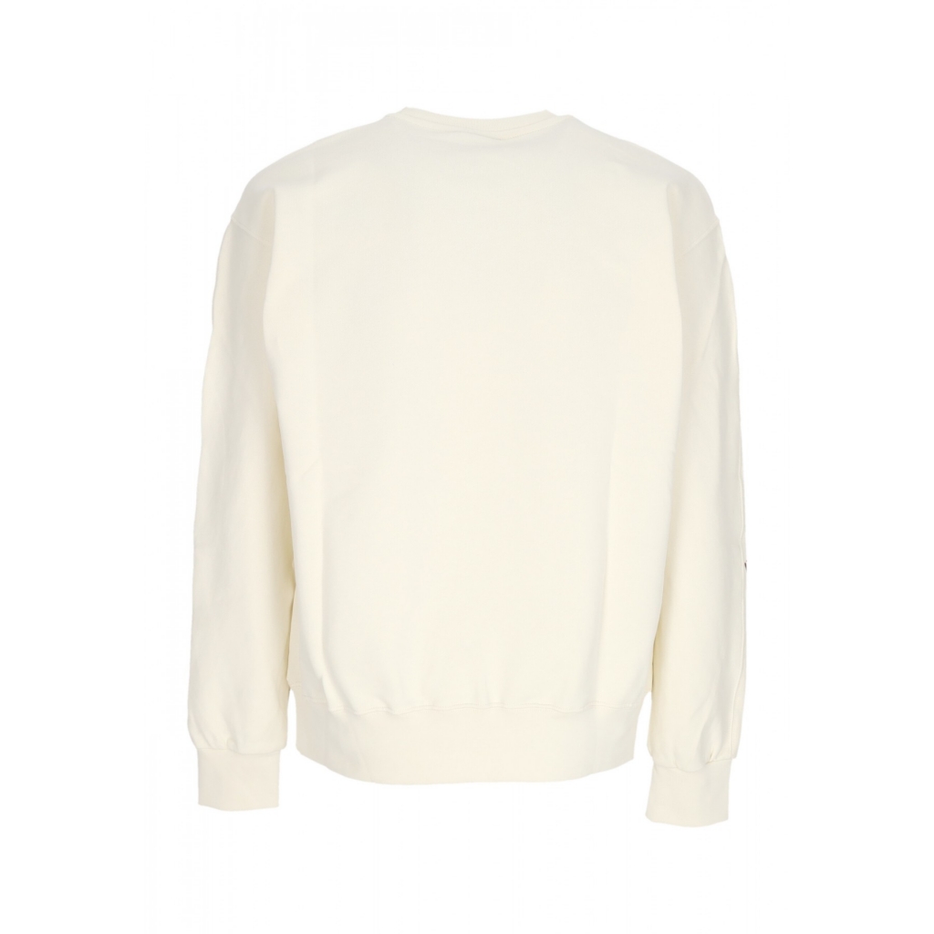 felpa leggera girocollo uomo logo crewneck WHITE/ST BOURDEAUX