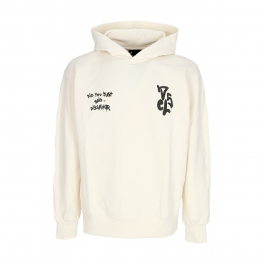 felpa leggera cappuccio uomo logo hoodie MILK