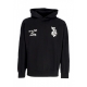 felpa leggera cappuccio uomo logo hoodie BLACK