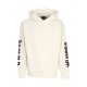 felpa leggera cappuccio uomo hoodie MILK