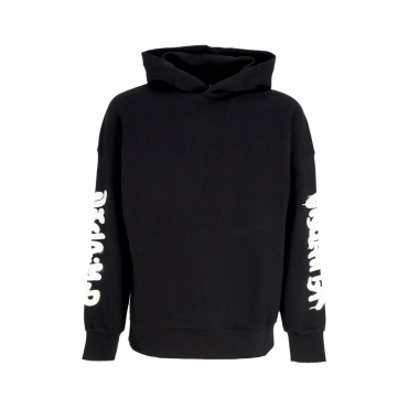 felpa leggera cappuccio uomo hoodie BLACK