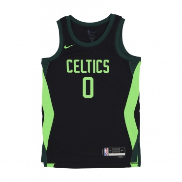 canotta basket uomo nba dri fit swingman jersey no 0 jayson tatum boscel BLACK/PRO GREEN