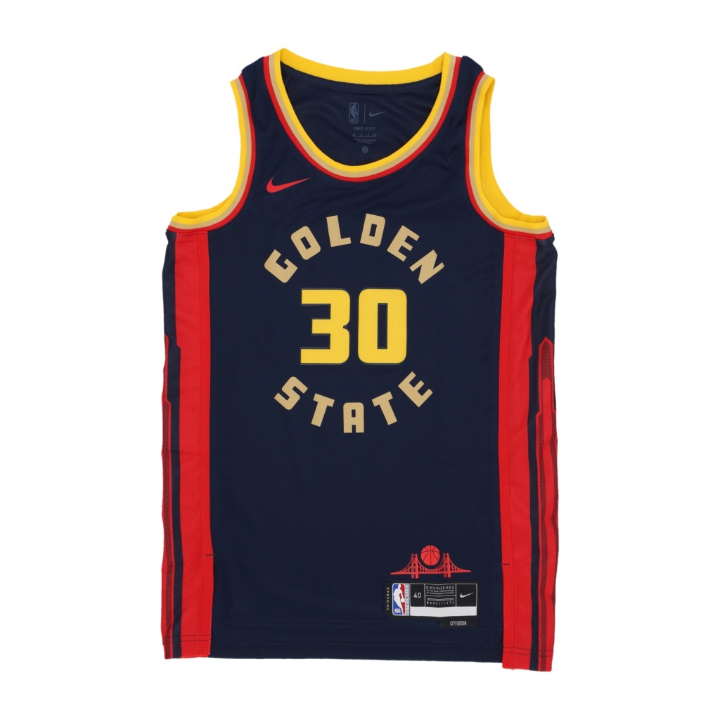 canotta basket uomo nba dri fit swingman jersey no 30 stephen curry golwar COLLEGE NAVY