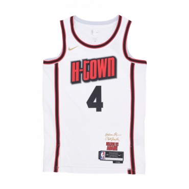 canotta basket uomo nba dri fit swingman jersey no 4 jalen green houroc WHITE/ORIGINAL TEAM COLORS