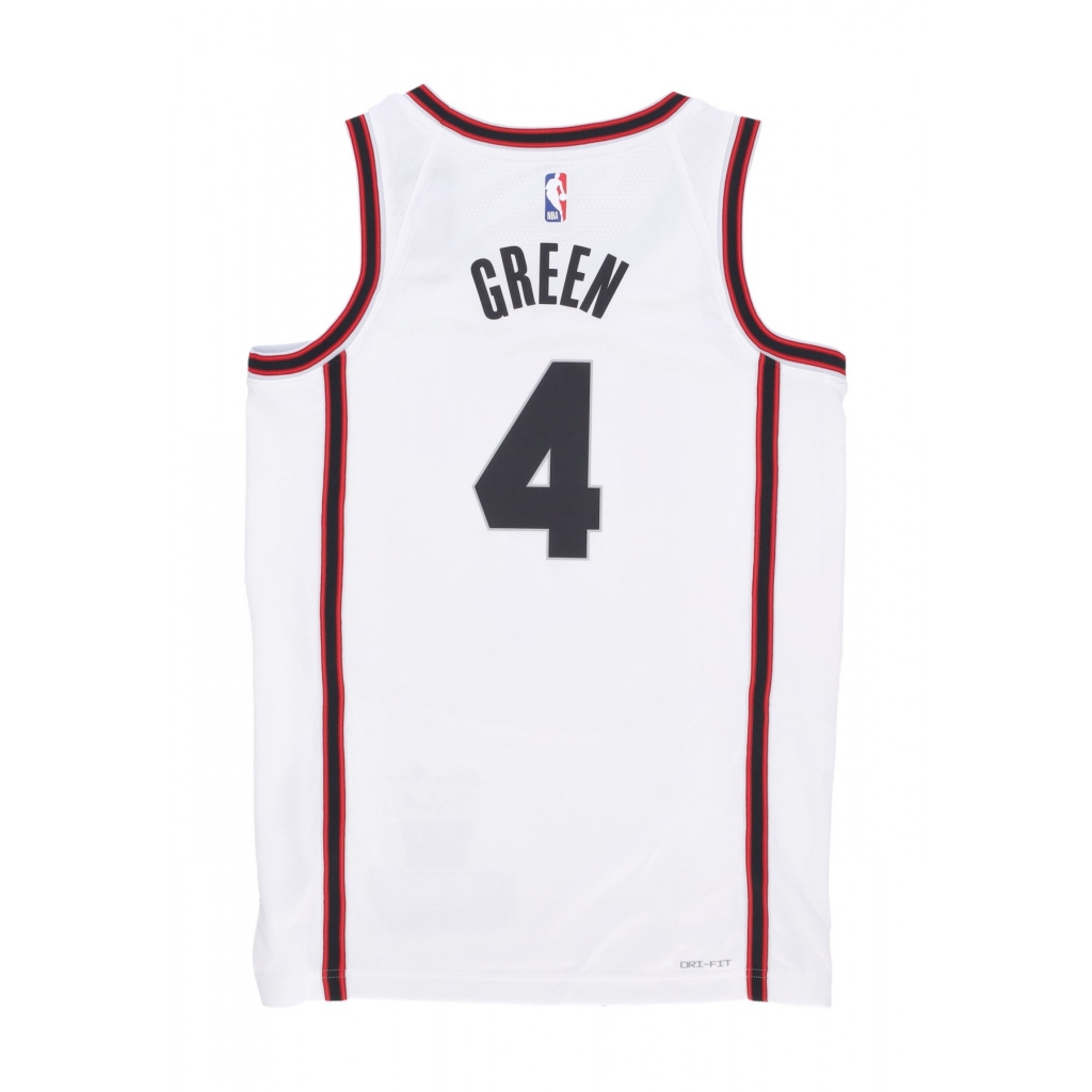 canotta basket uomo nba dri fit swingman jersey no 4 jalen green houroc WHITE/ORIGINAL TEAM COLORS