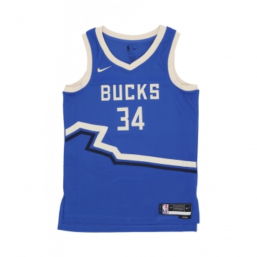 canotta basket uomo nba dri fit swingman jersey no 34 giannis antetokounmpo milbuc GAME ROYAL