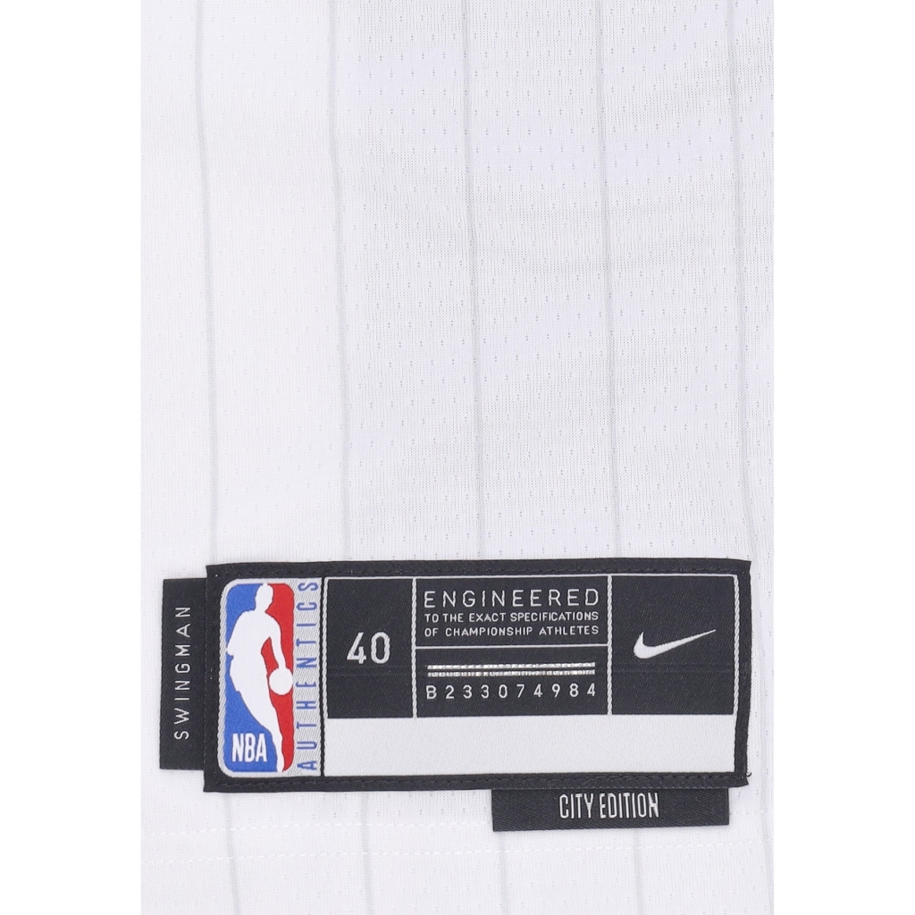 canotta basket uomo nba dri fit swingman jersey no 30 julius randle neykni WHITE/ORIGINAL TEAM COLORS