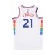 canotta basket uomo nba dri fit swingman jersey no 21 joel embiid phi76e WHITE/ORIGINAL TEAM COLORS