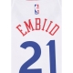 canotta basket uomo nba dri fit swingman jersey no 21 joel embiid phi76e WHITE/ORIGINAL TEAM COLORS