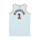 canotta basket uomo nba dri fit swingman jersey no 1 victor wembanyama saaspu GLACIER BLUE