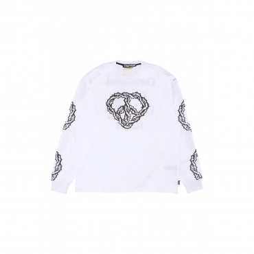 maglietta manica lunga uomo thorns l/s tee WHITE