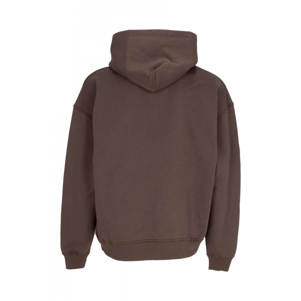 felpa cappuccio uomo loyalty hoodie BROWN