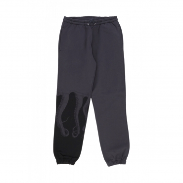 pantalone tuta felpato uomo side sweatpants ASPHALT