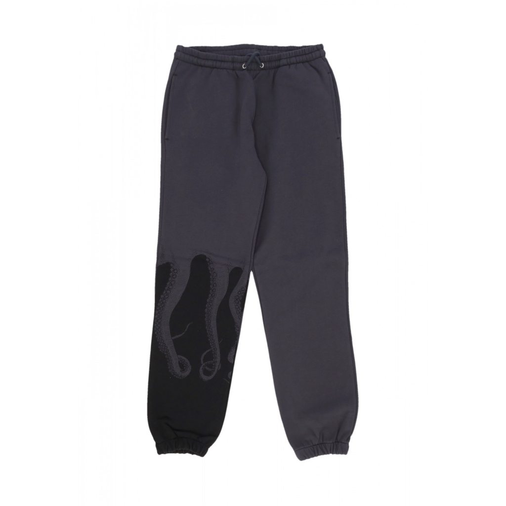 pantalone tuta felpato uomo side sweatpants ASPHALT