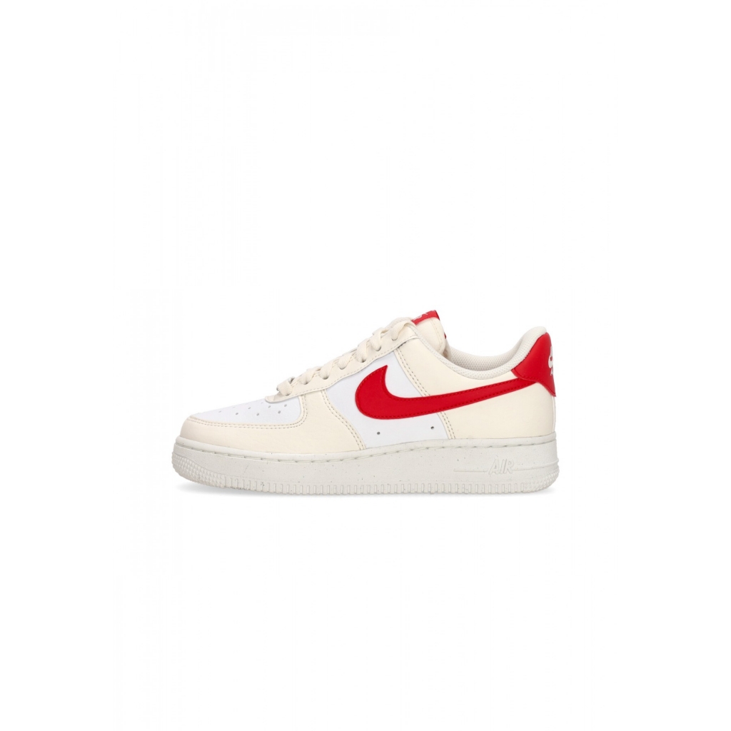 scarpa bassa donna w air force 1 07 next nature PALE IVORY/UNIVERSITY RED/WHITE/SAIL