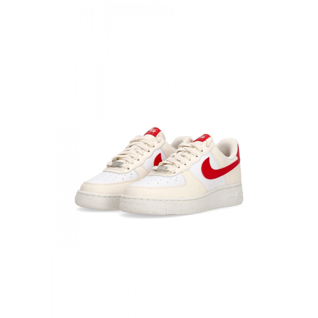 scarpa bassa donna w air force 1 07 next nature PALE IVORY/UNIVERSITY RED/WHITE/SAIL