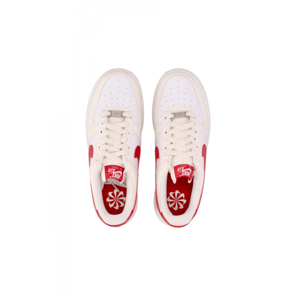 scarpa bassa donna w air force 1 07 next nature PALE IVORY/UNIVERSITY RED/WHITE/SAIL