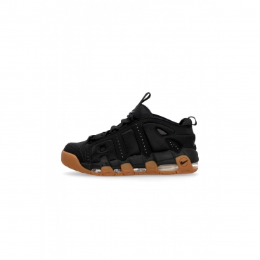 scarpa alta uomo air more uptempo low BLACK/BLACK/GUM MED BROWN