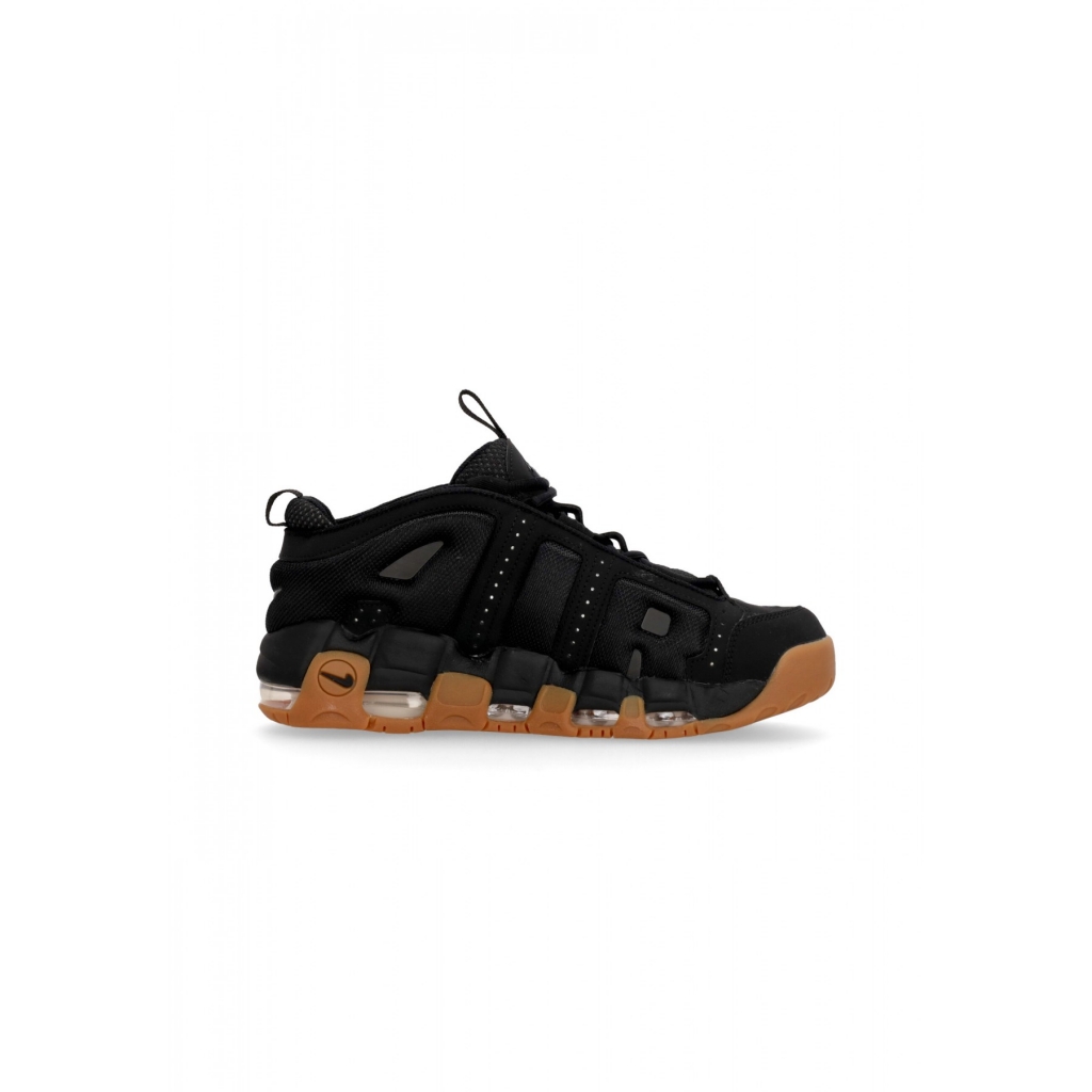 scarpa alta uomo air more uptempo low BLACK/BLACK/GUM MED BROWN