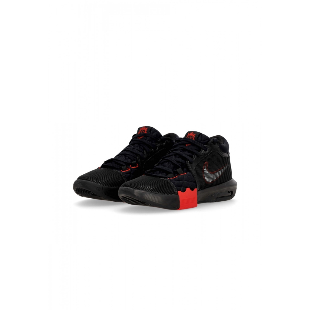 scarpa basket uomo lebron witness viii BLACK/WHITE/UNIVERSITY RED