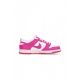 scarpa bassa ragazzo dunk low gs WHITE/LASER FUCHSIA