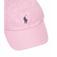 Cappello da baseball con logo ricamato rosa