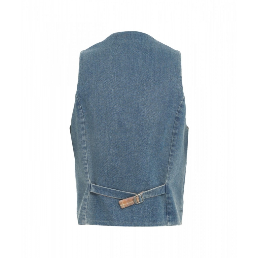 Gilet in denim Luseba blu