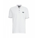 Polo con logo bianco