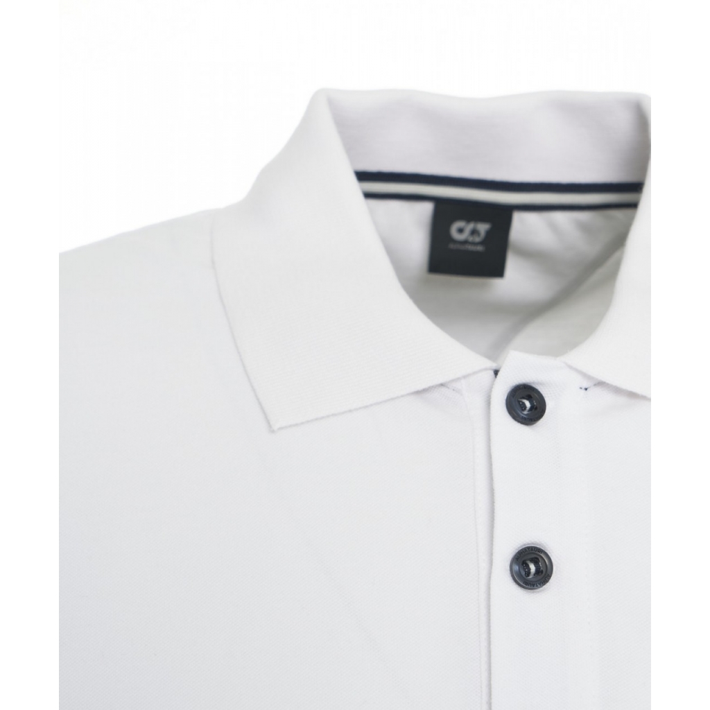 Polo con logo bianco